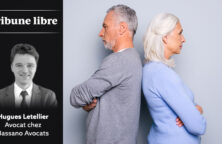 Hugues Letellier, avocat Visuel : couple dos à dos