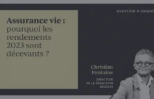 Assurance vie : pourquoi les rendements 2023 sont décevants !  