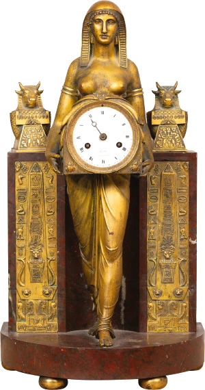 Pendule à l’égyptienne, époque Empire